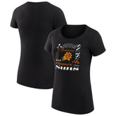 NBA Phoenix Suns G-III 4Her by Carl Banks Women's Super-Slim Fit Lightweight Team Name Collage Graphic T-Shirt
