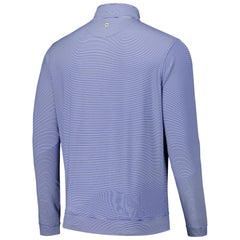 MLB Los Angeles Dodgers Peter Millar Perth Sugar Stripe Performance Quarter-Zip Top