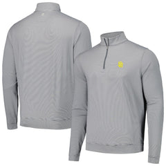 MLB San Diego Padres Peter Millar Perth Sugar Stripe Performance Quarter-Zip Top