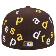 MLB San Diego Padres New Era Team Confetti 59FIFTY Fitted Hat