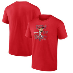 MLB Mike Trout Los Angeles Angels Fanatics Hometown Caricature T-Shirt