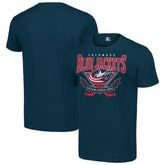 NHL Navy Columbus Blue Jackets Starter Team Logo Graphic T-Shirt