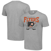 NHL Heather Gray Philadelphia Flyers Starter Team Logo Graphic T-Shirt