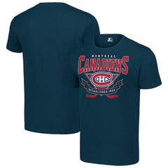 NHL Navy Montreal Canadiens Starter Team Logo Graphic T-Shirt