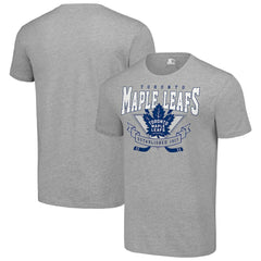 NHL Heather Gray Toronto Maple Leafs Starter Team Logo Graphic T-Shirt