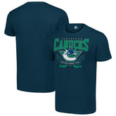 NHL Navy Vancouver Canucks Starter Team Logo Graphic T-Shirt