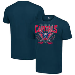 NHL Navy Washington Capitals Starter Team Logo Graphic T-Shirt