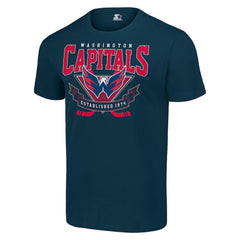 NHL Navy Washington Capitals Starter Team Logo Graphic T-Shirt