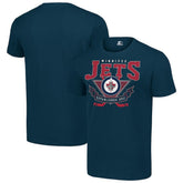 NHL Navy Winnipeg Jets Starter Team Logo Graphic T-Shirt
