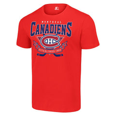 NHL Red Montreal Canadiens Starter Team Logo Graphic T-Shirt