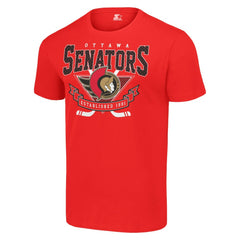 NHL Red Ottawa Senators Starter Team Logo Graphic T-Shirt