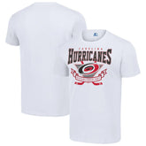 NHL White Carolina Hurricanes Starter Team Logo Graphic T-Shirt