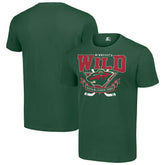NHL Green Minnesota Wild Starter Team Logo Graphic T-Shirt