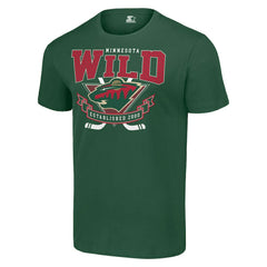 NHL Green Minnesota Wild Starter Team Logo Graphic T-Shirt