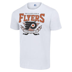 NHL White Philadelphia Flyers Starter Team Logo Graphic T-Shirt