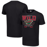 NHL Black Minnesota Wild Starter Team Logo Graphic T-Shirt