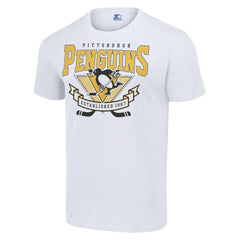 NHL White Pittsburgh Penguins Starter Team Logo Graphic T-Shirt
