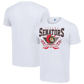 NHL White Ottawa Senators Starter Team Logo Graphic T-Shirt