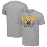 NHL Heather Gray Boston Bruins Starter Team Logo Graphic T-Shirt