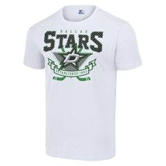 NHL White Dallas Stars Starter Team Logo Graphic T-Shirt
