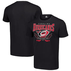 NHL Black Carolina Hurricanes Starter Team Logo Graphic T-Shirt