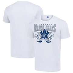 NHL White Toronto Maple Leafs Starter Team Logo Graphic T-Shirt