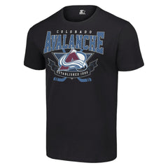NHL Black Colorado Avalanche Starter Team Logo Graphic T-Shirt