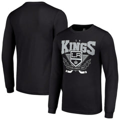 NHL Black Los Angeles Kings Starter Team Logo Graphic Long Sleeve T-Shirt