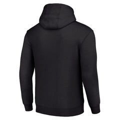 NHL Black Vegas Golden Knights Starter Team Logo Graphic Fleece Tri-Blend Pullover Hoodie