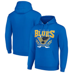 NHL Blue St. Louis Blues Starter Team Logo Graphic Fleece Tri-Blend Pullover Hoodie