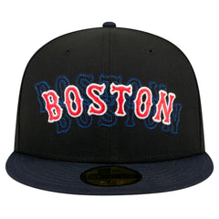 MLB Boston Red Sox New Era Shadow Stitch 59FIFTY Fitted Hat