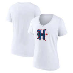 Women's Secondary Logo V-Neck T-Shirt - Houston Texans