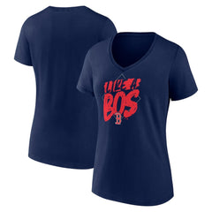MLB Boston Red Sox Women's Like a BOS V-Neck T-Shirt