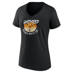 MLB Chicago White Sox Women's Smothered Fries V-Neck T-Shirt