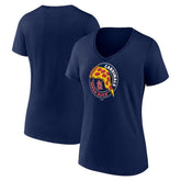 MLB St. Louis Cardinals Women's Mega Slice V-Neck T-Shirt