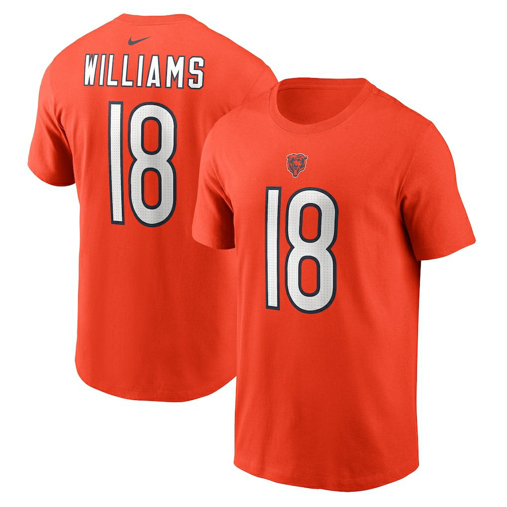 Caleb Williams Name & Number T-Shirt - Chicago Bears