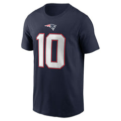Drake Maye Youth Fuse Name & Number T-Shirt - New England Patriots