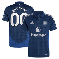Manchester United 2024/25 Away Replica Custom Jersey - Adidas Navy