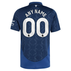 Manchester United 2024/25 Away Replica Custom Jersey - Adidas Navy