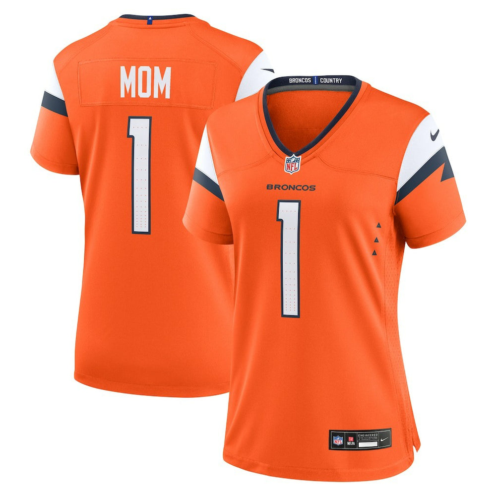 Women's #1 Mom Game Jersey - Denver Broncos