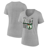 NBA Boston Celtics Women's 2024 Eastern Conference Champions Locker Room Post Up Move V-Neck T-Shirt