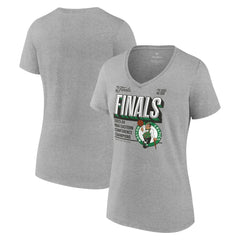 NBA Boston Celtics Women's 2024 Eastern Conference Champions Locker Room Post Up Move V-Neck T-Shirt