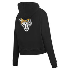 Pro Standard Women's Split Logo Full-Zip Hoodie - Jacksonville Jaguars