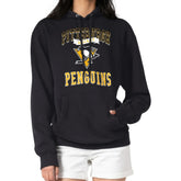 NHL Black Pittsburgh Penguins G-III 4Her by Carl Banks Women's Team Logo Tri-Blend Fleece Pullover Hoodie