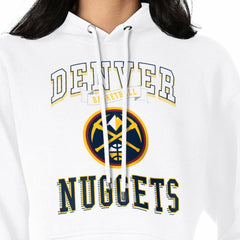 NBA Denver Nuggets G-III 4Her by Carl Banks Women's Graphic Fleece Pullover Hoodie sale
