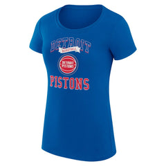NBA Detroit Pistons G-III 4Her by Carl Banks Women's Super-Slim Fit Lightweight Team Logo T-Shirt sale