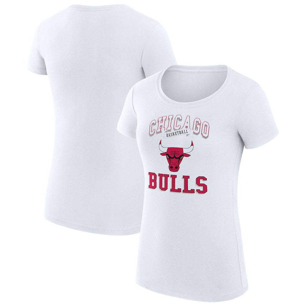 NBA Chicago Bulls G-III 4Her by Carl Banks Women's Super-Slim Fit Lightweight Team Logo T-Shirt sale
