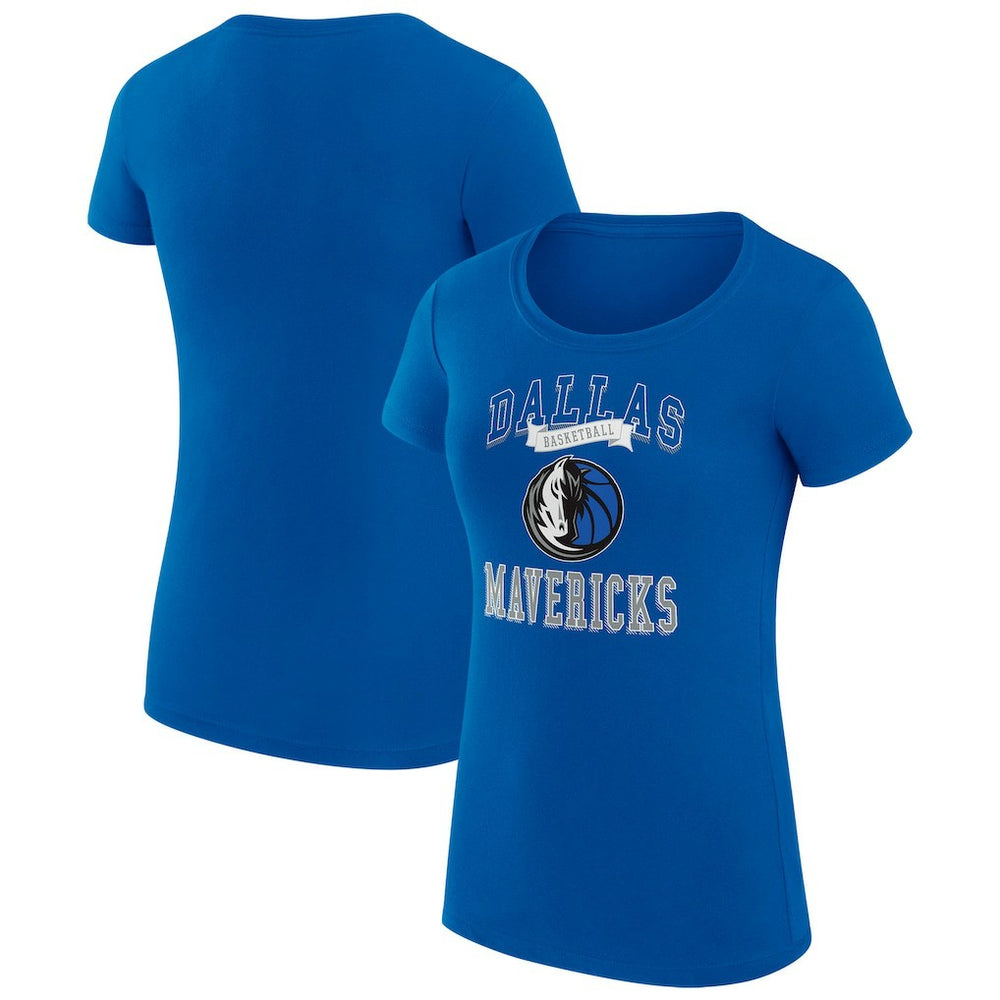 NBA Dallas Mavericks G-III 4Her by Carl Banks Women's Super-Slim Fit Lightweight Team Logo T-Shirt sale