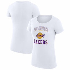 NBA Los Angeles Lakers G-III 4Her by Carl Banks Women's Super-Slim Fit Lightweight Team Logo T-Shirt
