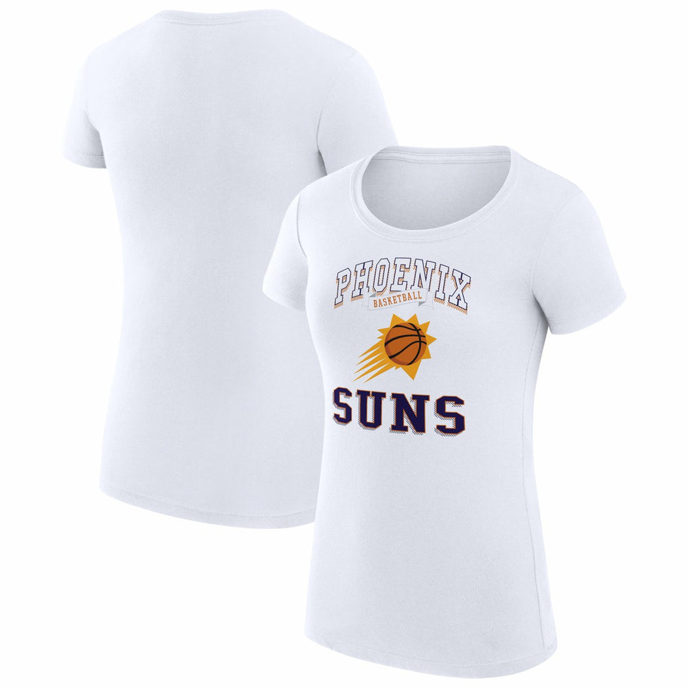 NBA Phoenix Suns G-III 4Her by Carl Banks Women's Super-Slim Fit Lightweight Team Logo T-Shirt